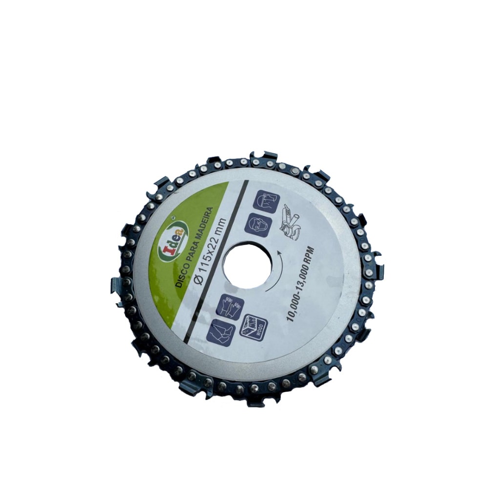 Imagem do Disco Corrente Motosserra Esculpe E Corta 115mm P Esmerilhadeira Lixadeira