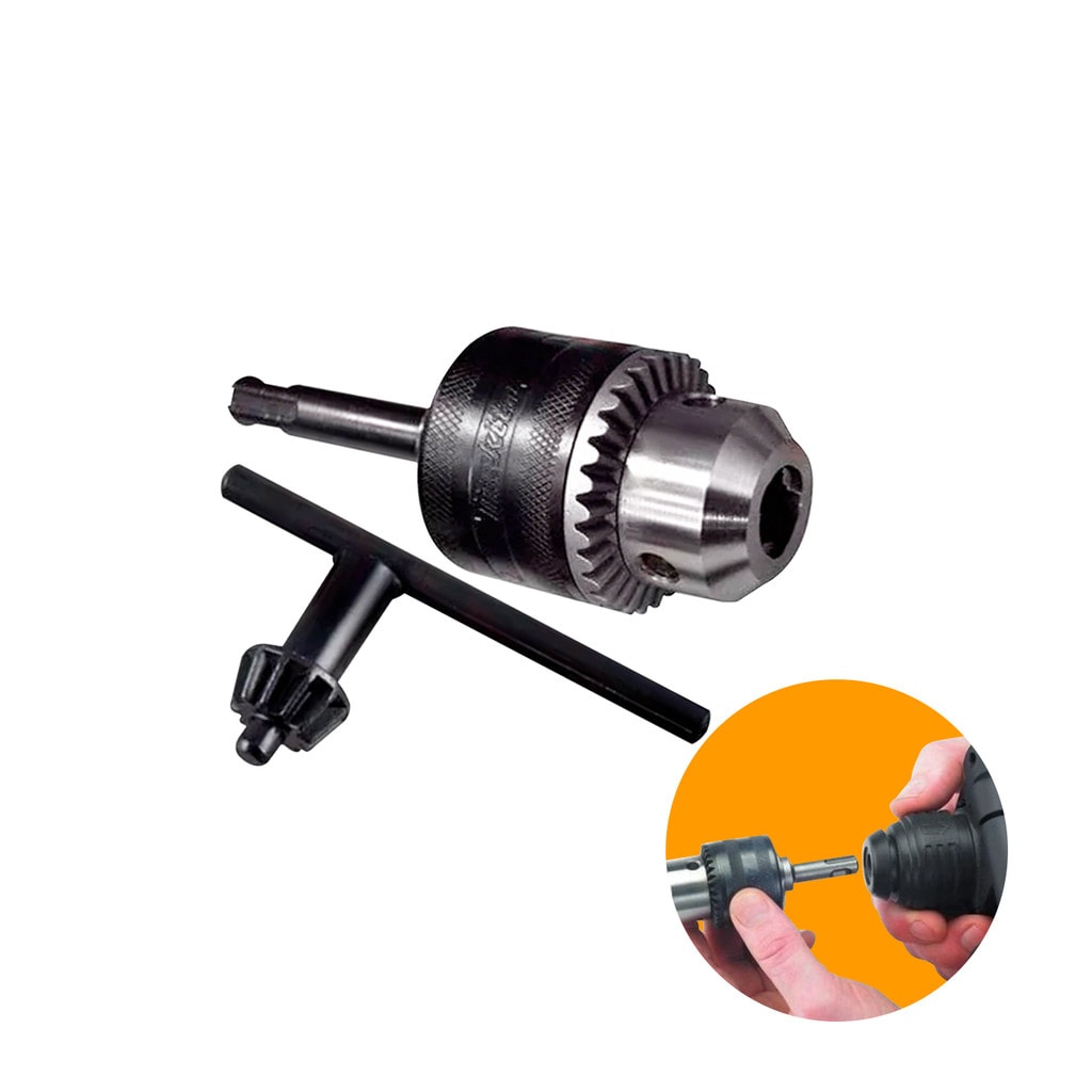 Imagem do Kit Conjunto Mandril S13 Com Chave E Adaptador B 12887 Makita