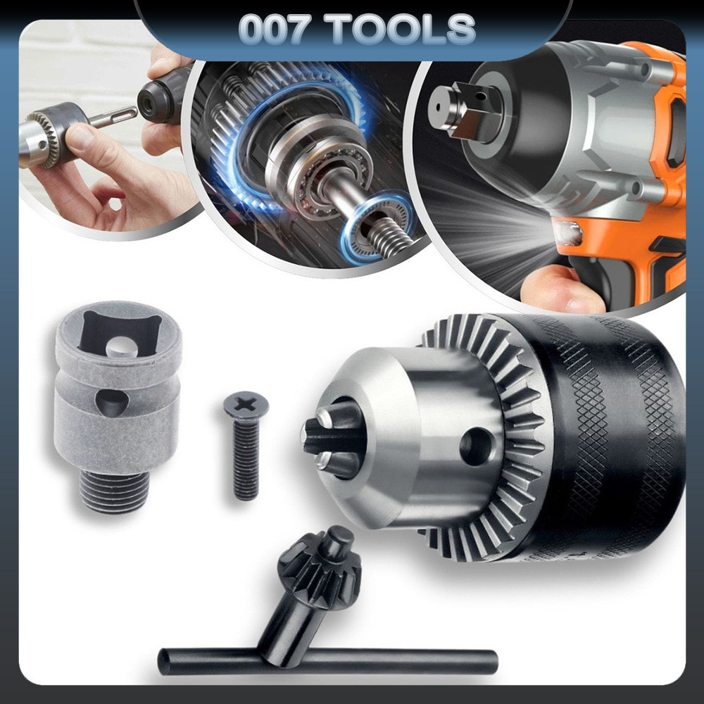 Imagem do Kit Mandril Com Adaptador De Impacto Rosca 1 5 13mm 1 2