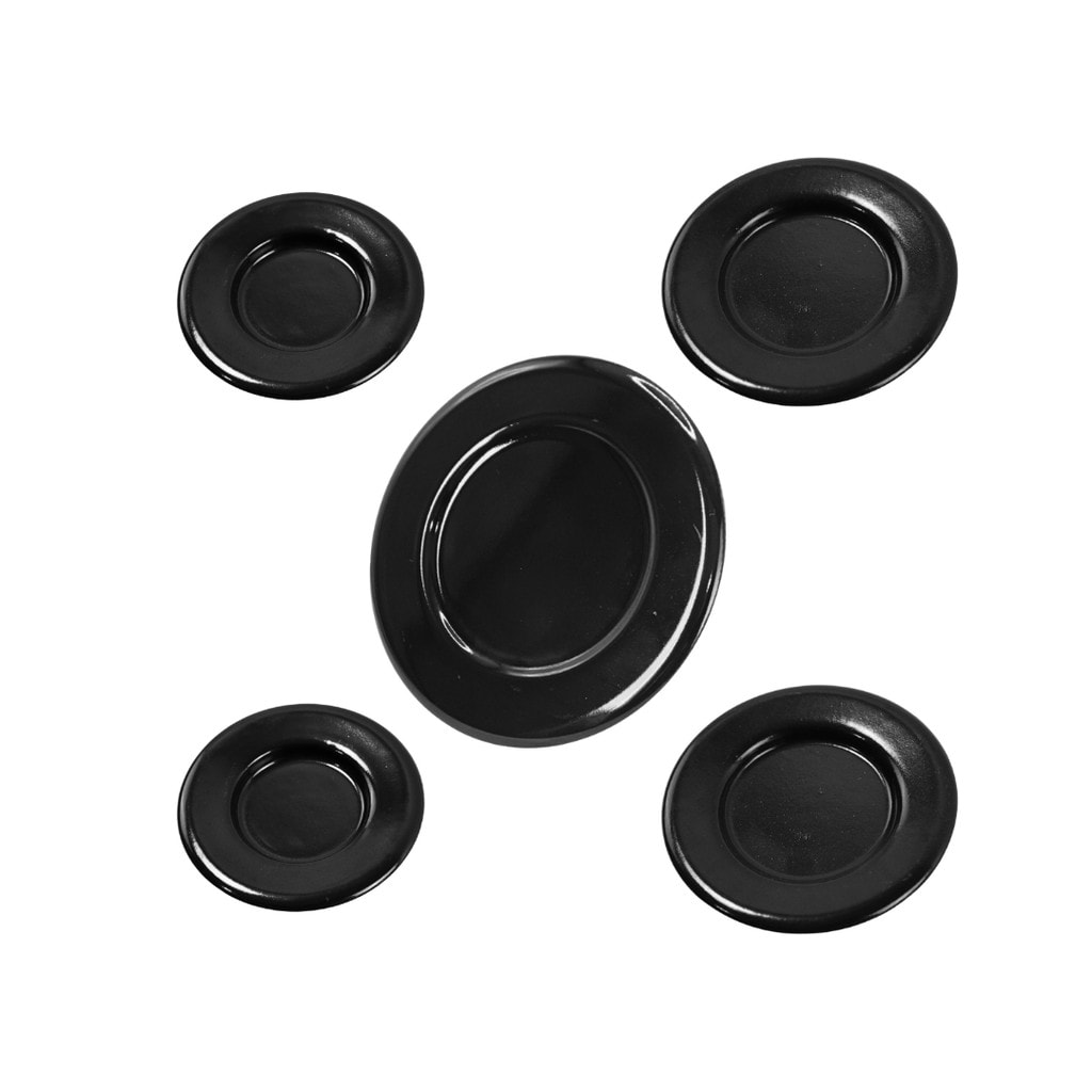 Imagem do Kit Espalhadores Fogao Atlas Gas 5q Monaco Top Glass 5 Bocas