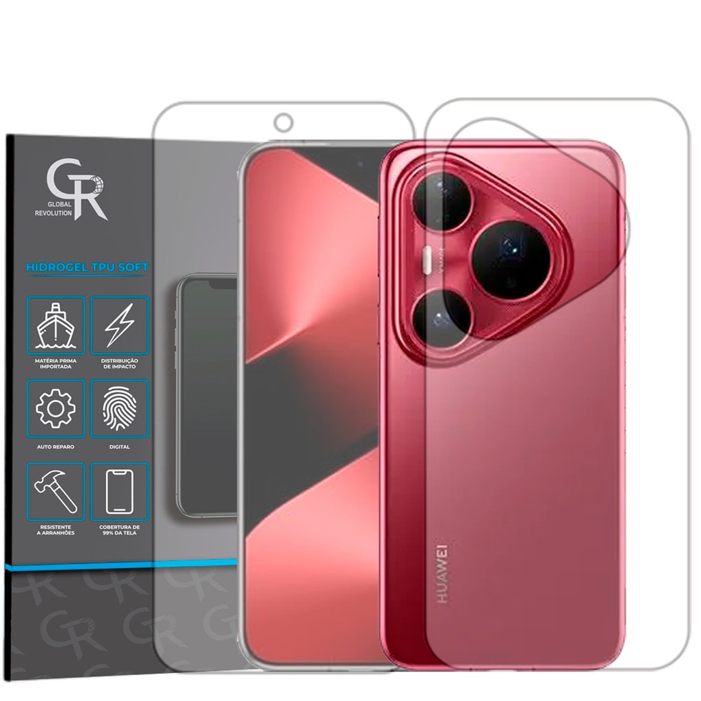 Imagem do Pelicula Hidrogel Hd Frente E Verso Para Huawei Pura 80 Pro