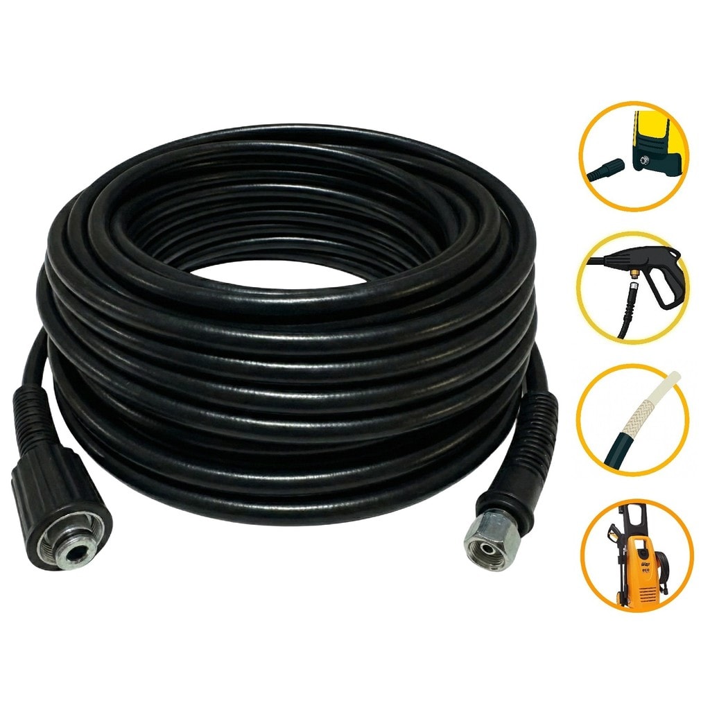 Imagem do Mangueira Trama Nylon 10 Mts Wap Eco Wash 2350 Lavadora Alta Pressao