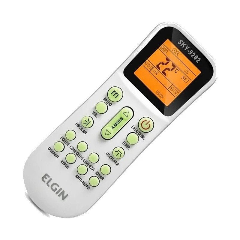 Imagem do Controle Remoto Para Ar Condicionado Elgin Eco Inverter