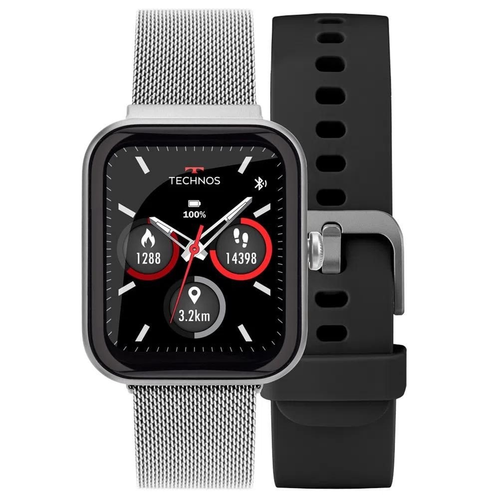 Imagem do Relogio Technos Smartwatch Connect Max Preto Prata Tmaxab 5k
