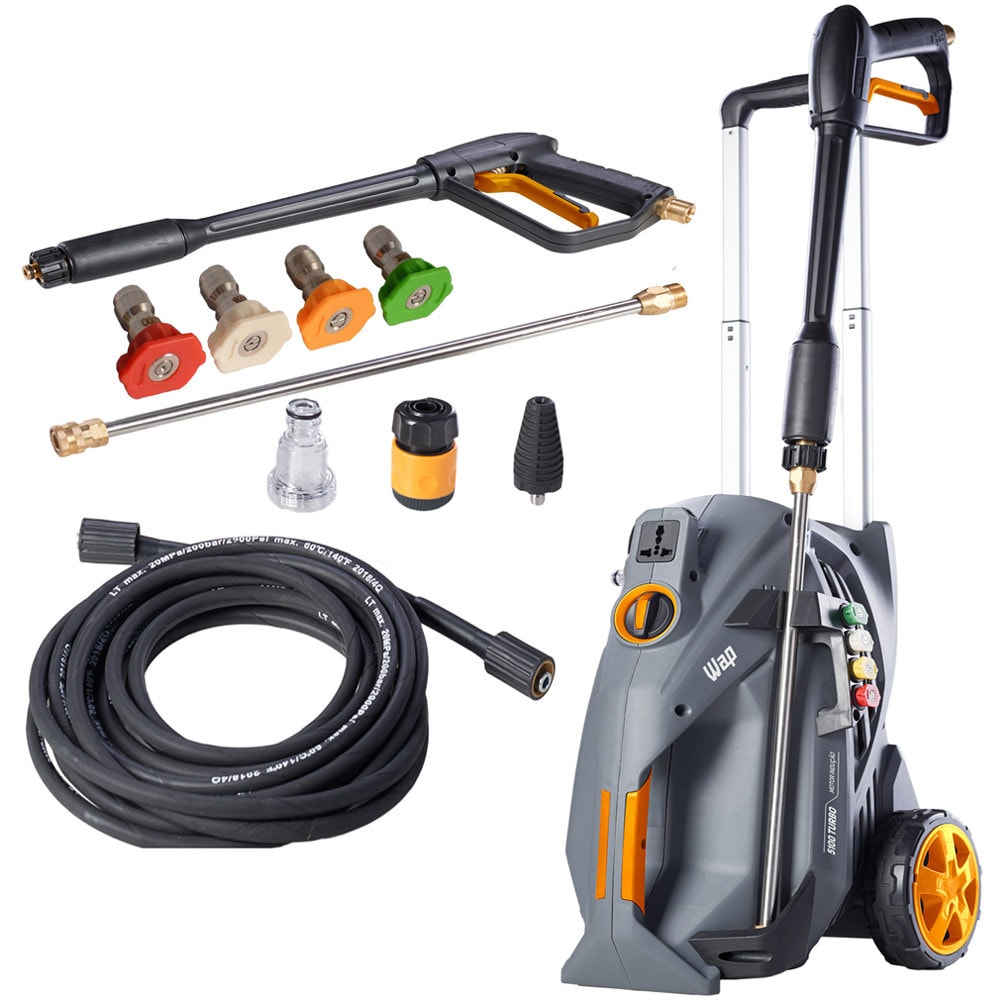 Imagem do Lavadora De Alta Pressao Cinza 5100 Turbo Limpesa Pesada Profissional Wap