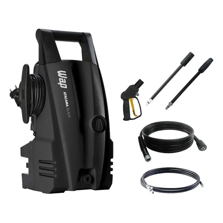 Imagem do Lavadora De Alta Pressao E Desobstruidora Wap 1500psi 1400w Atacama Black Ultra 110v