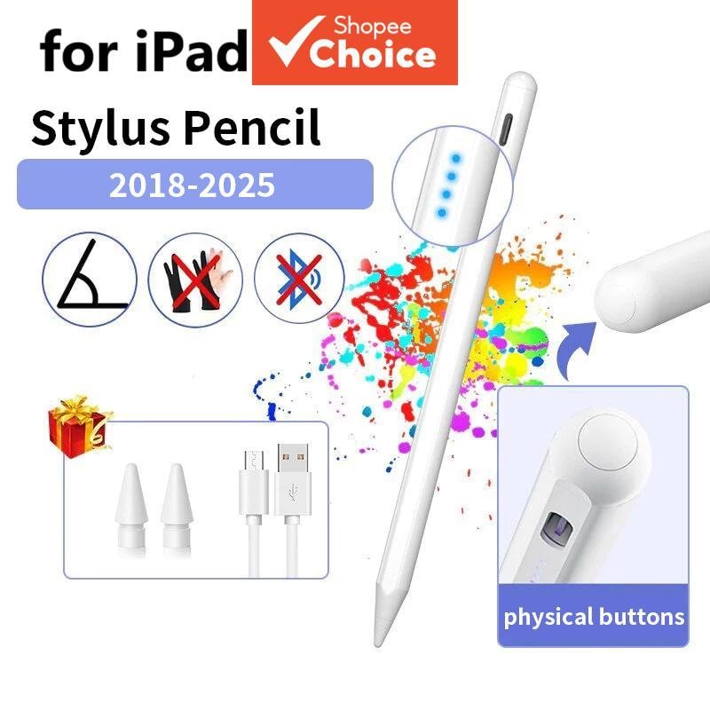 Imagem do Para Apple Pencil Caneta Touch Para Ipad A16 Air 11 5 4 Pro 11a 13 12 9 M5 M4 M3 M2 Geracao 10 9 8 10a 9a Mini 7 6