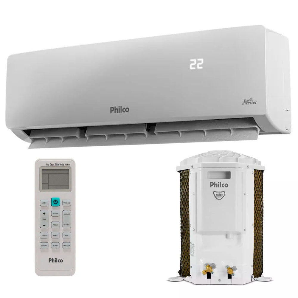 Imagem do Ar Condicionado Philco Pac12qc Tecnologia Eco Inverter Quente E Frio Controle Multifuncoes