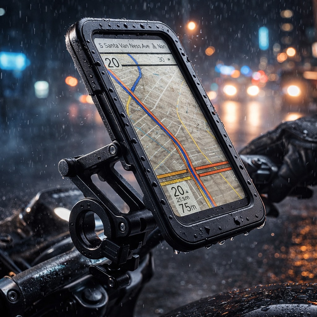 Imagem do Suporte De Celular Moto E Bike A Prova Dagua 360 Articulado Antiqueda A Prova Dagua Antifurto