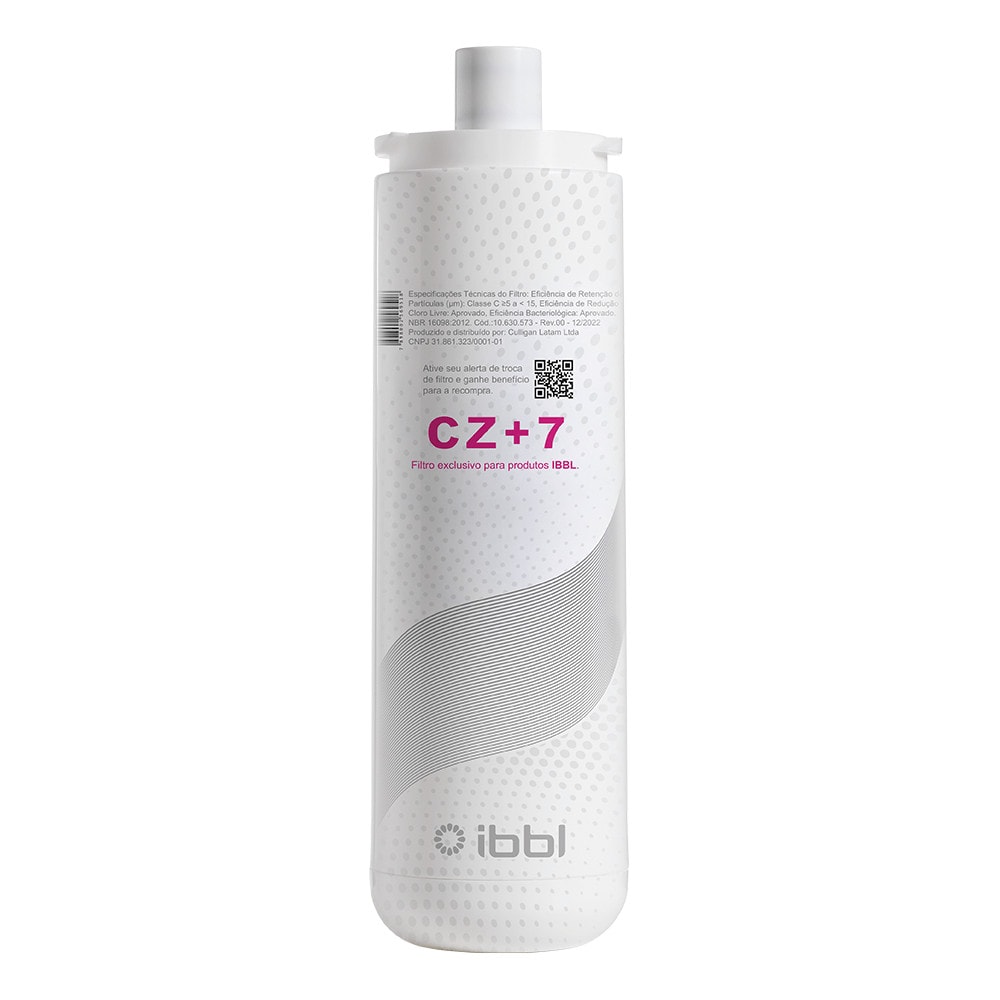 Imagem do Refil Filtro Ibbl Cz 7 Girou Trocou Purificador De Agua Branco Ibbl