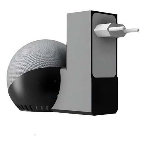Imagem do Suporte De Tomada Compativel Com Amazon Echo Dot 4 E 5 Alexa