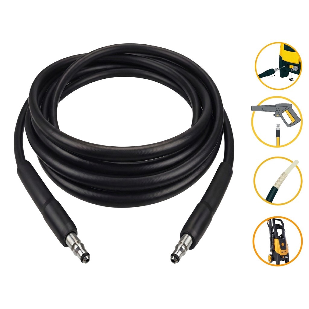 Imagem do Mangueira Trama Nylon 8 Mts Wap Combate Turbo Ultra 2600 Lavadora Alta Pressao