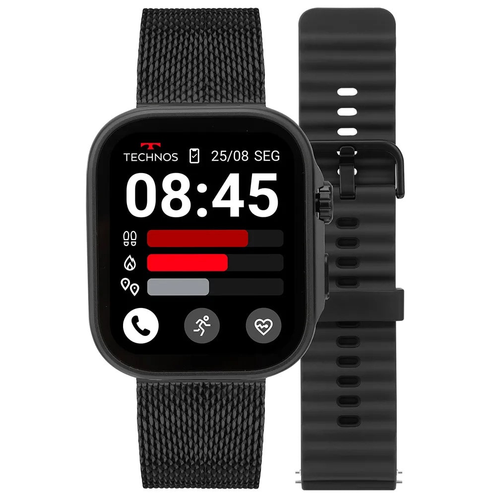 Imagem do Relogio Technos Smartwatch Connect Max Call Preto Tmaxcaa 9p