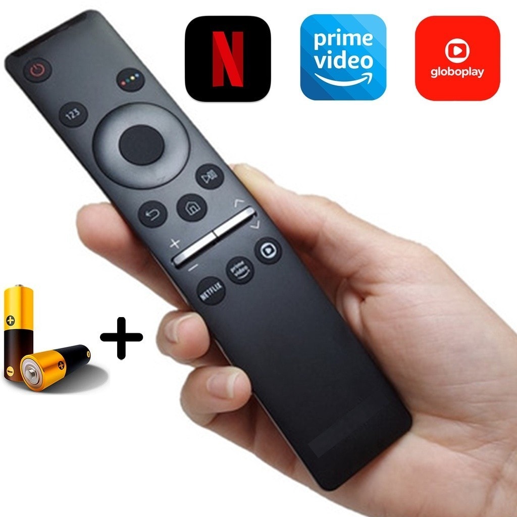 Imagem do Controle Remoto Tv Samsung Smart 4k Led Universal Botao Aplicativos Netflix Prime Video E Globoplay