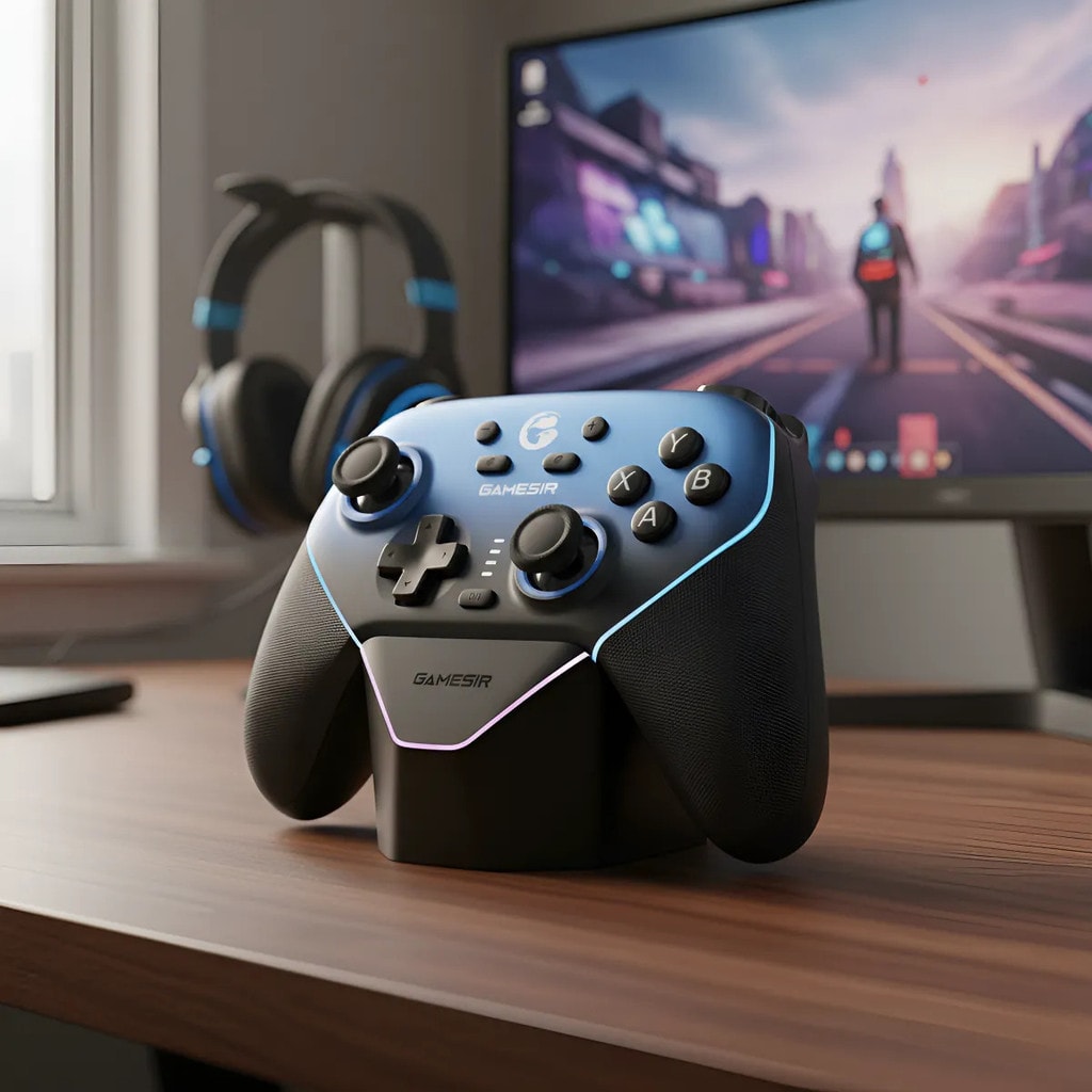 Imagem do Gamesir Super Nova Controle Tri Mode Hall Effect Com Dock