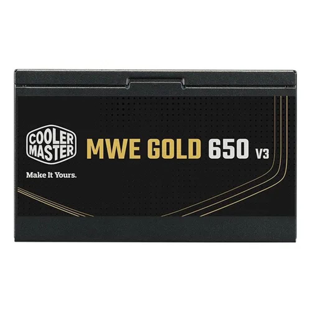 Imagem do Fonte Cooler Master Atx 3 1 650w Mwe Gold 650 V3 Pfc Ativo 80 Plus Gold