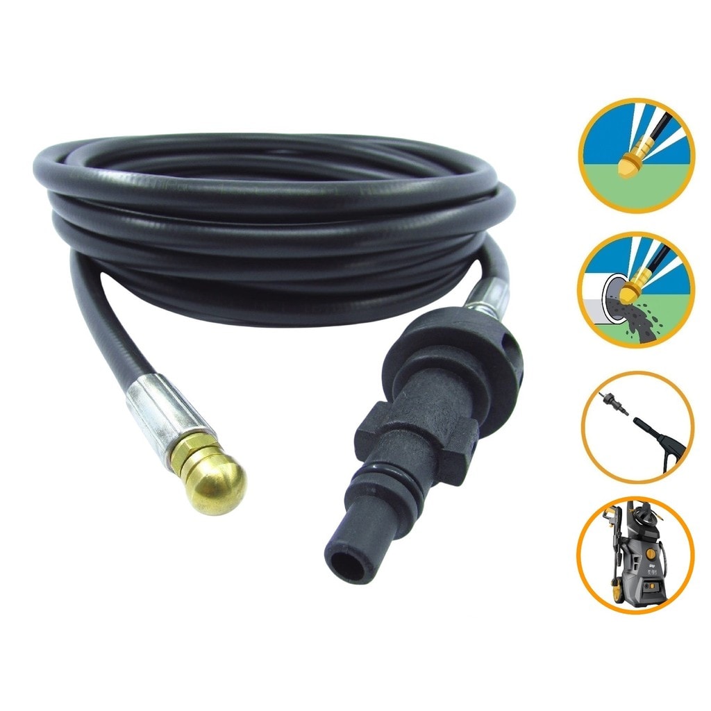 Imagem do Mangueira Nylon Desentupidora 20 Mts Wap Wl 2660 Turbo Lavadora Alta Pressao