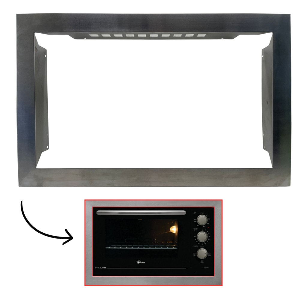 Imagem do Moldura Inox Forno Eletrico Fischer Fit Line 48l 34493