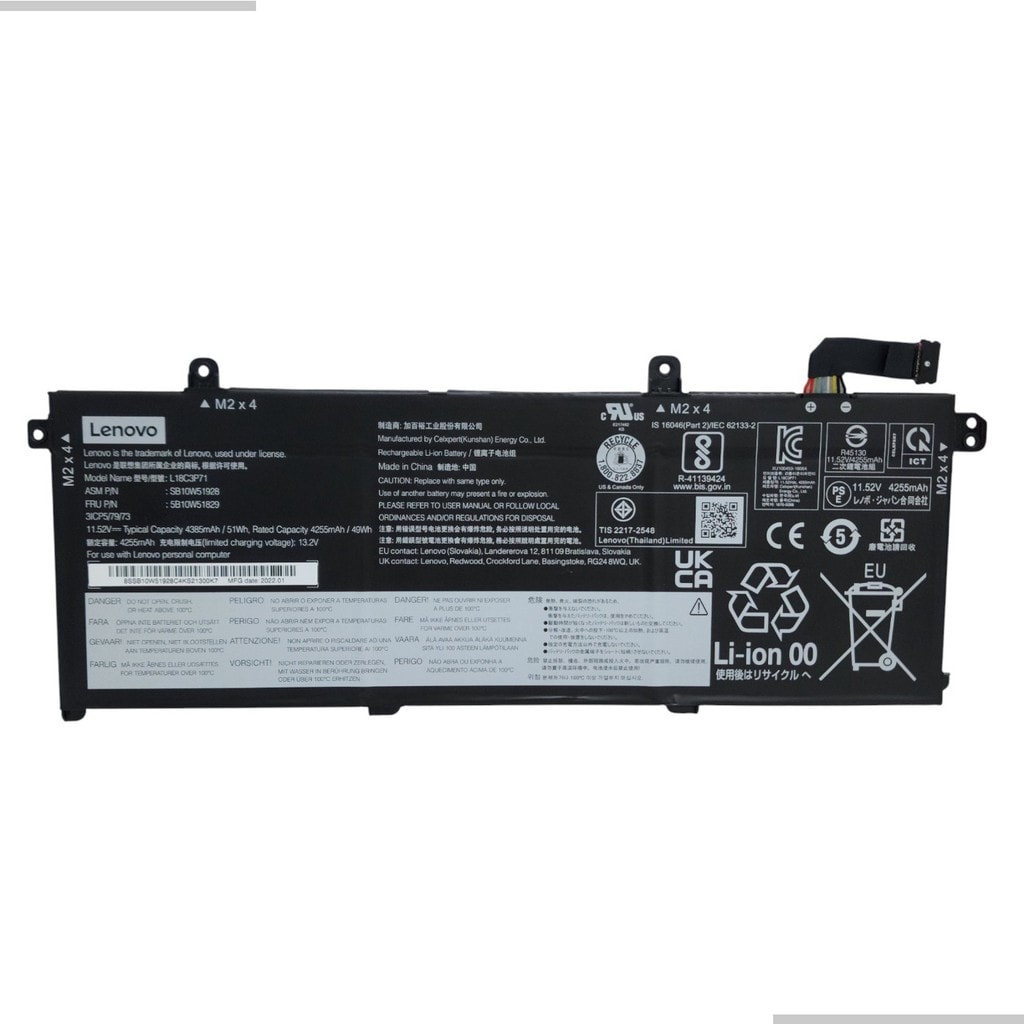 Imagem do Bateria Original Para Lenovo Thinkpad T490 T495 L18c3p71