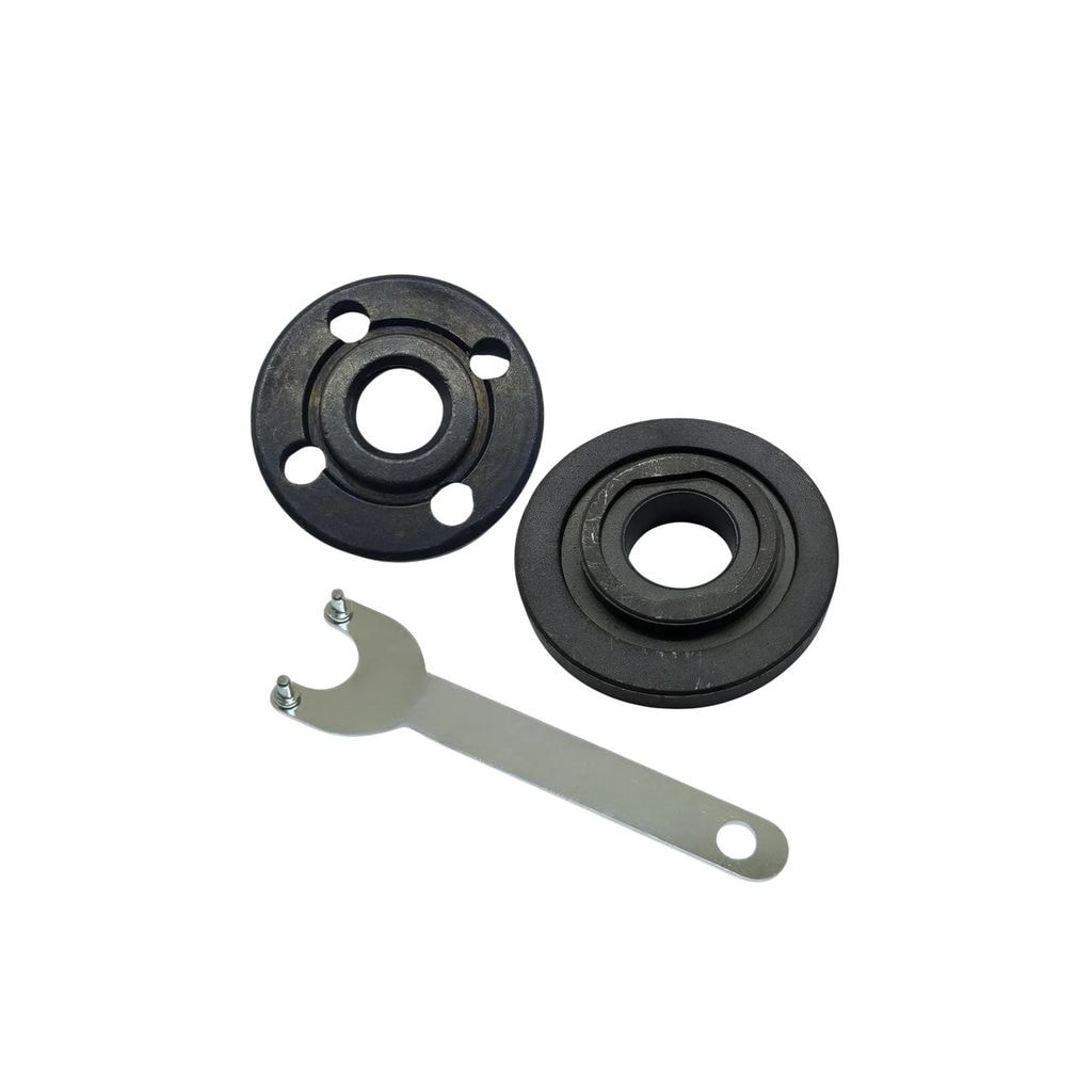 Imagem do Kit Porca Flangee Chave De 2 Pinos Para Esmerilhadeira Gws 700 Bosch Original
