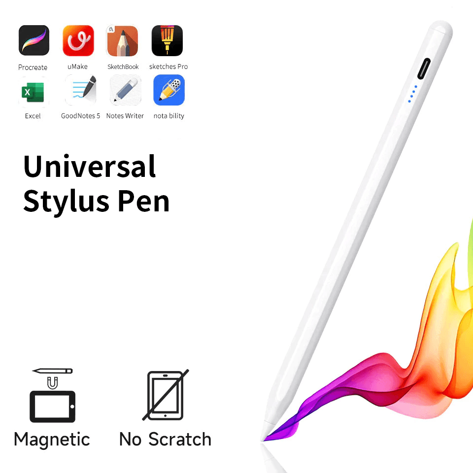 Imagem do Para Apple Pencil Ipad Pro 11a 13 M4 M5 12 9 Air 11 M3 M2 5 4 A16 Caneta Stylus 10 9 10a 9a Geracao Mini 7 6 2025