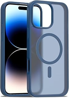 Imagem do Az Capa Modelo Touch Magnetic Compativel Com Iphone 16 Pro Max Azul