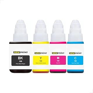 Imagem do Kit 4 Tinta Para Canon Gl 190 G3110 G3100 G3111 G4110 G4111 G4100 New Print