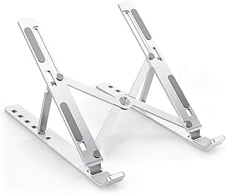 Imagem do Suporte Para Notebook E Macbook Em Aluminio Com Altura Ajustavel