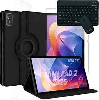 Imagem do Capa Para Xiaomi Redmi Pad 2 2025 Kit Completo Preto