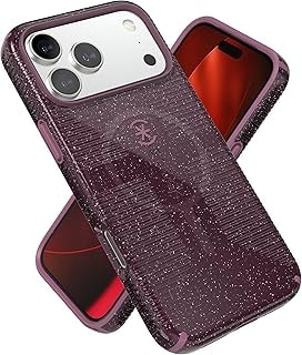 Imagem do Speck Apple Iphone 17 Pro Max Candyshell Grip Ms Plumberry Glitter