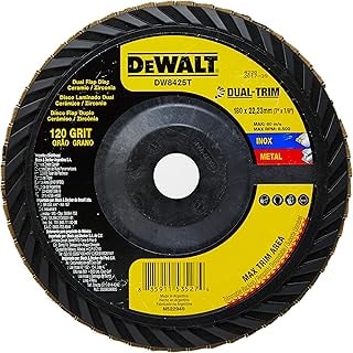 Imagem do Dewalt Disco Flap Dual De 7 Pol X 7 8 Pol 177mm X 22mm Dw8425t