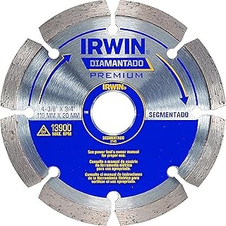 Imagem do Irwin Disco Diamantado Segmentado Premium De 110mm X 20mm Iw2145